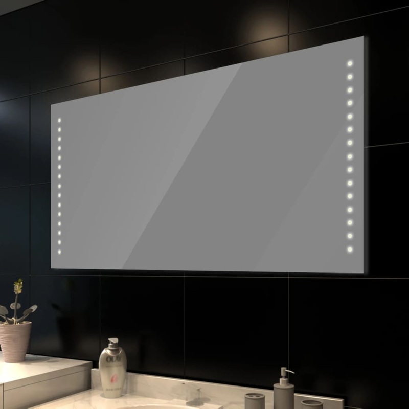 Miroir de salle de bain avec lumires LED 100 x 60 cm (L x H)