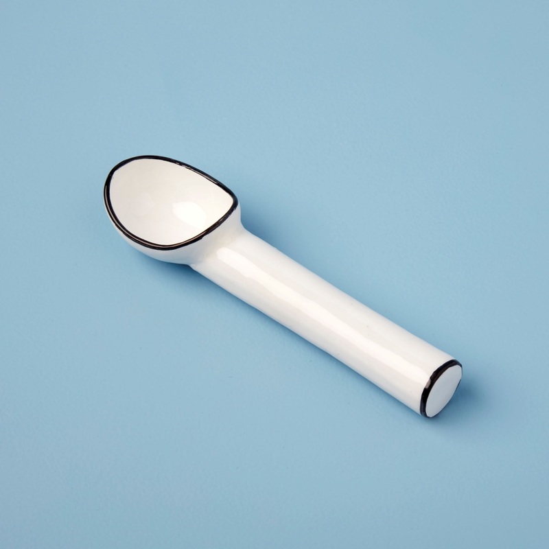 Harlow Ice Cream Scoop, White