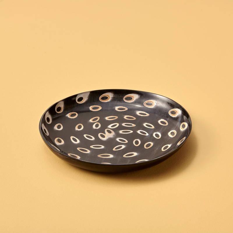 Horn Appetizer Peacock Plate