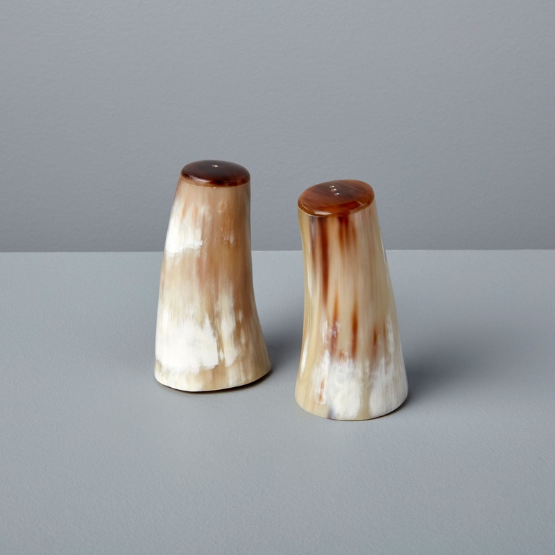 Horn Salt & Pepper Set, Small