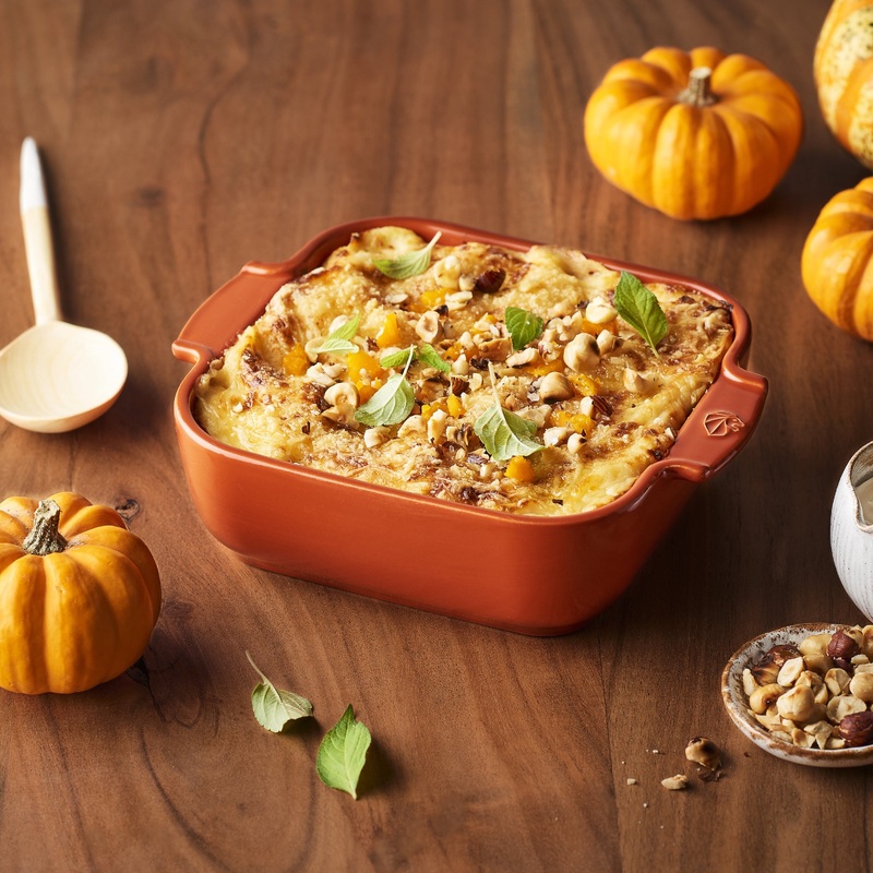 Peugeot Appolia Ceramic 14" Square Baker, Terracotta