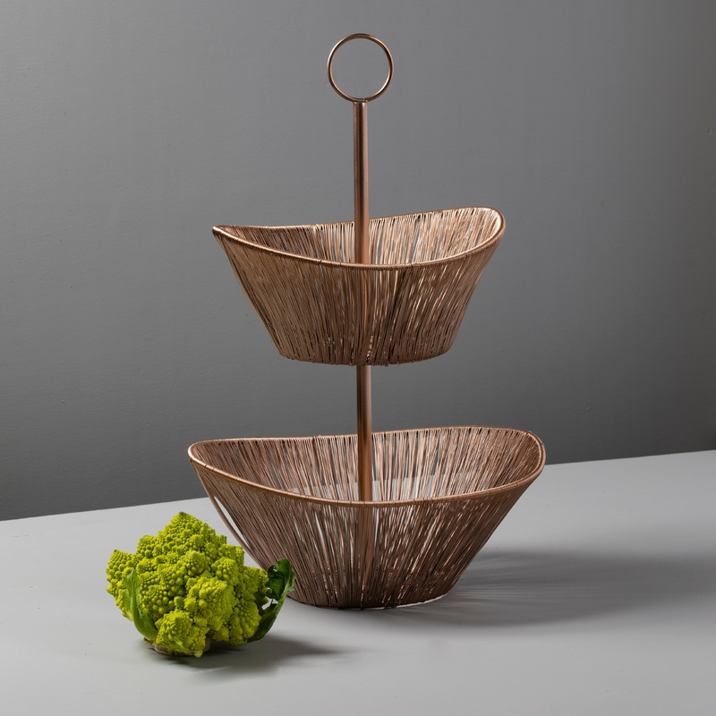 Ros Rhythm Wire 2-Tier Basket