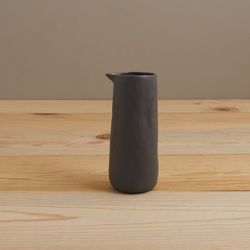 Tam Stoneware Pouring Carafe, Slate