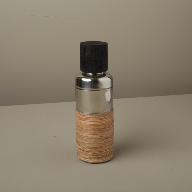 Arendal Rattan Cocktail Shaker