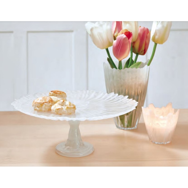 Cake Stand | White Alabster