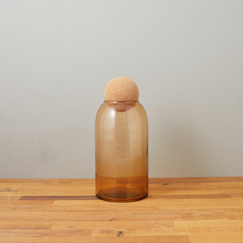 Evia Decanter, Large, Apricot Nectar