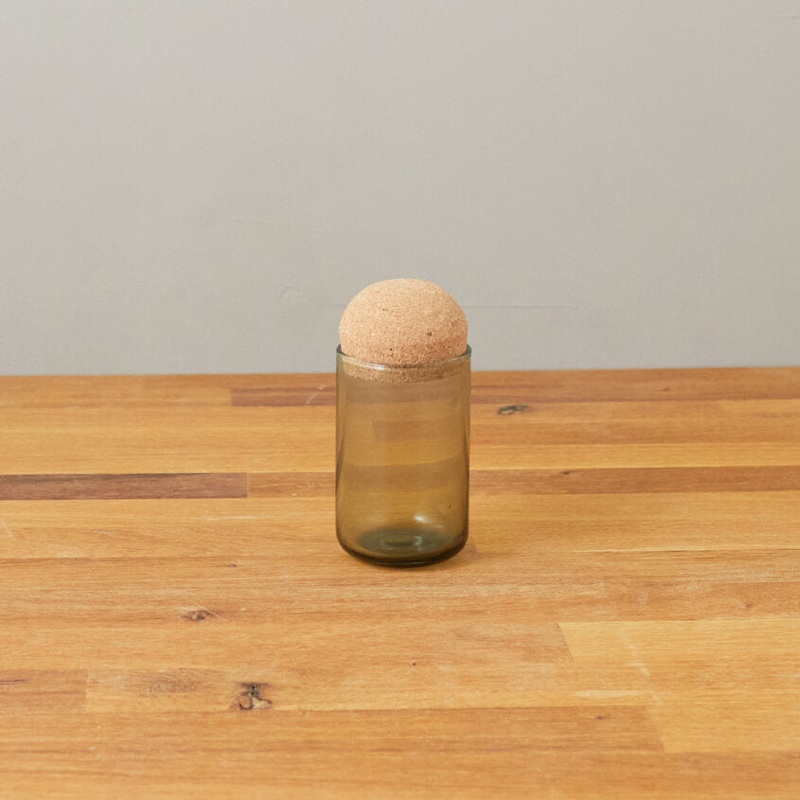 Evia Spice Jar, Granite Green