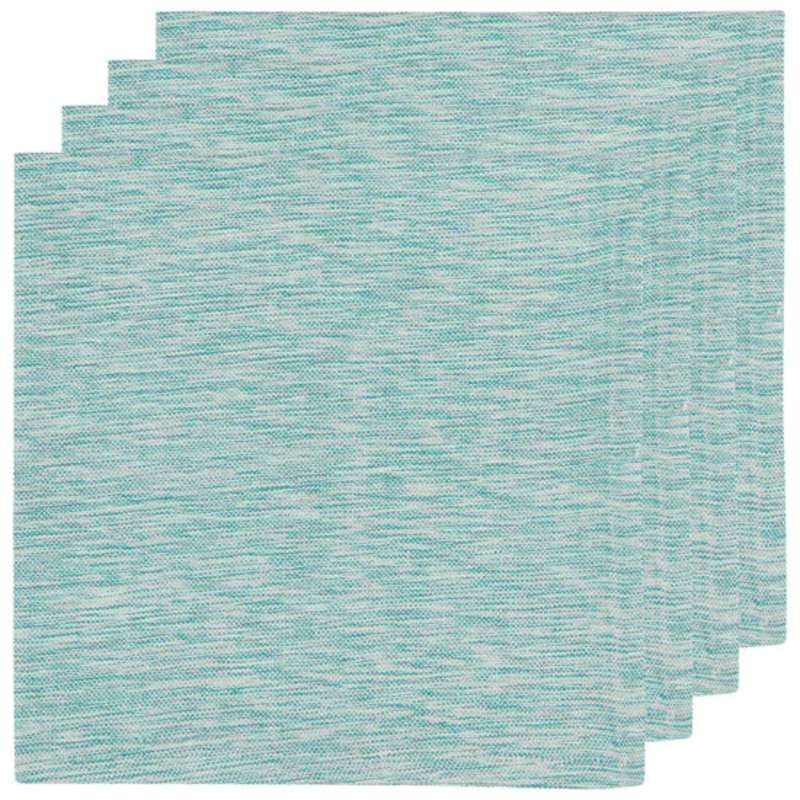 Second Spin Twisted Teal Napkins | Set of 4