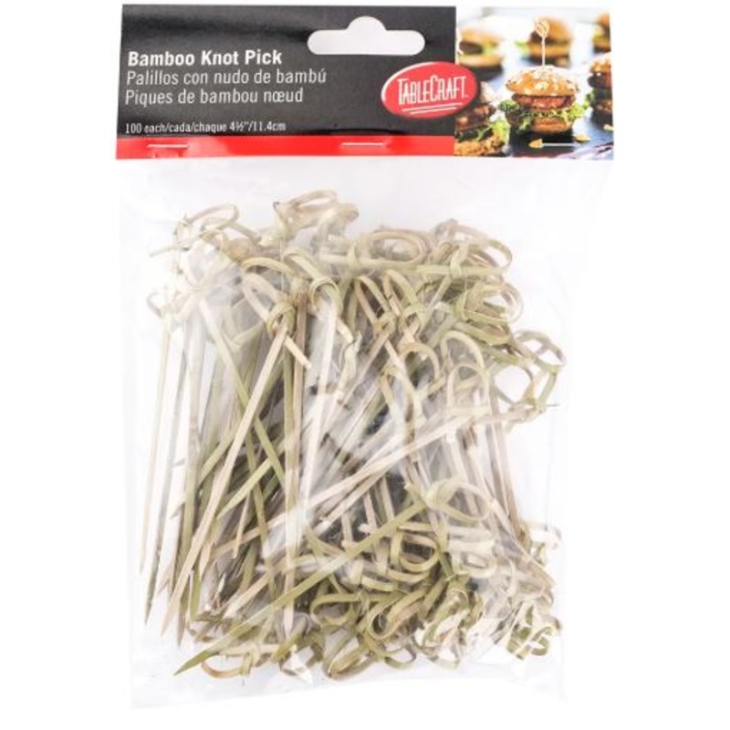 Bamboo Knot Picks // Two Sizes