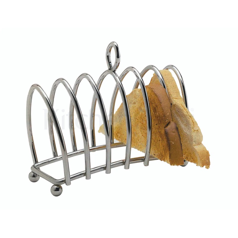 Chrome Plated Six Slice Toast Rack