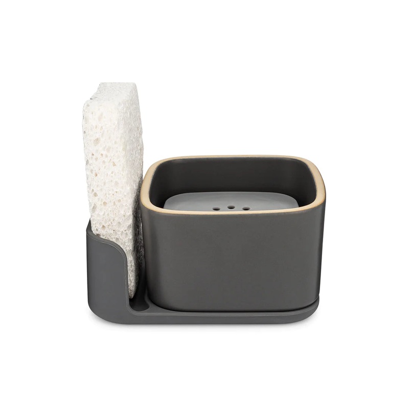 Sponge and Ceramic Dish | Grey