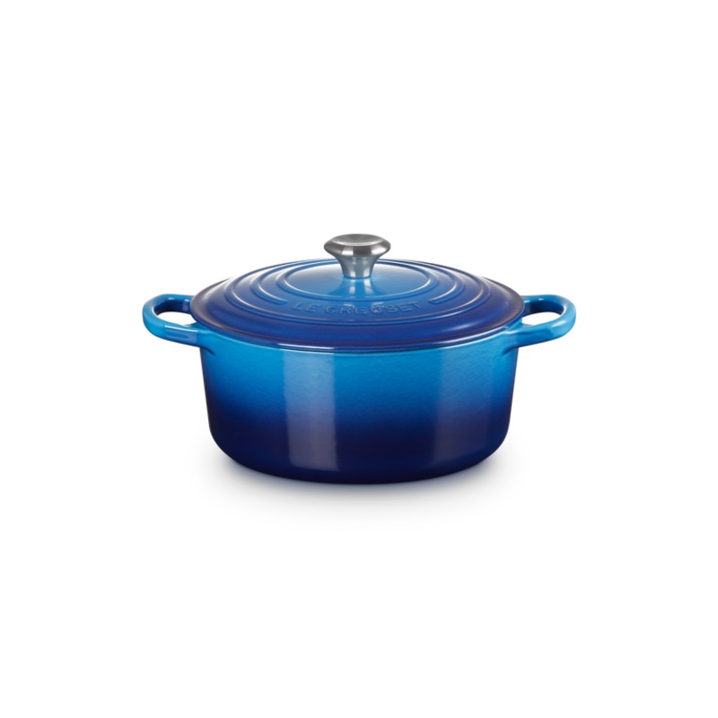 22cm Cast Iron Dutch Oven | Azure Blue