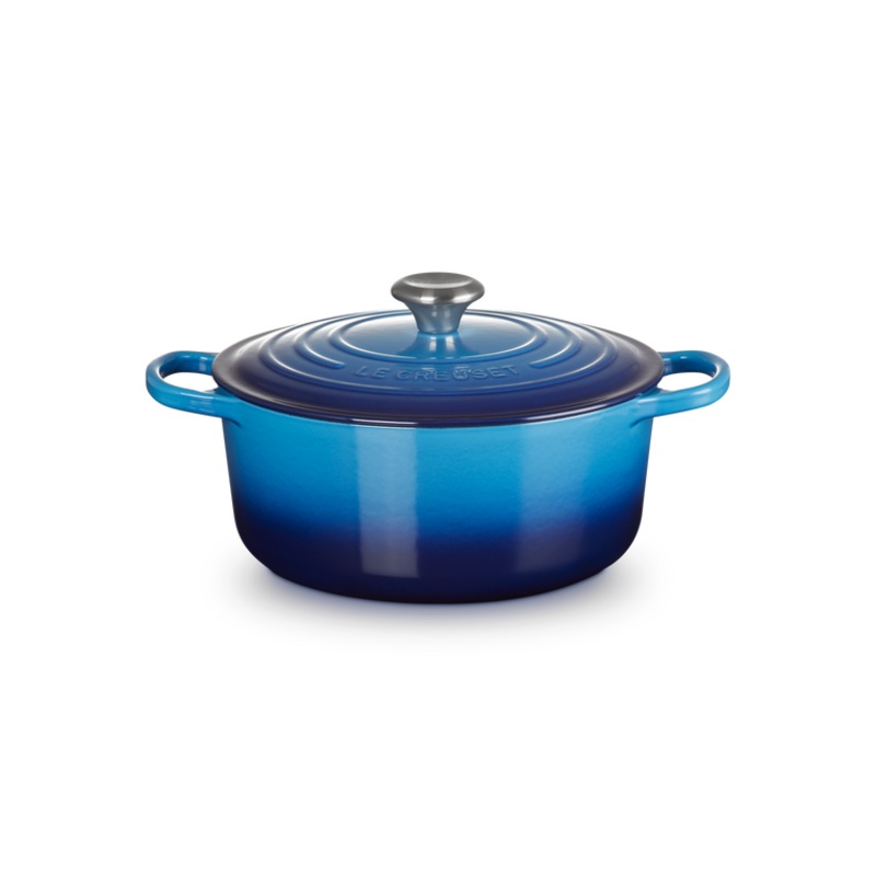 26cm Cast Iron Dutch Oven | Azure Blue