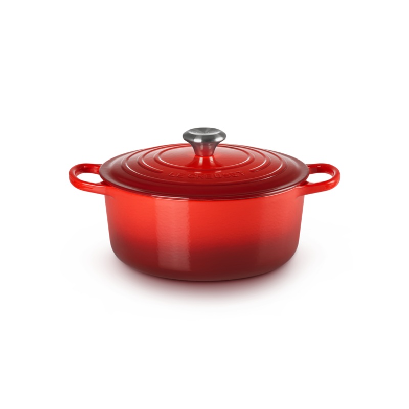26cm Cast Iron Dutch Oven | Cherry