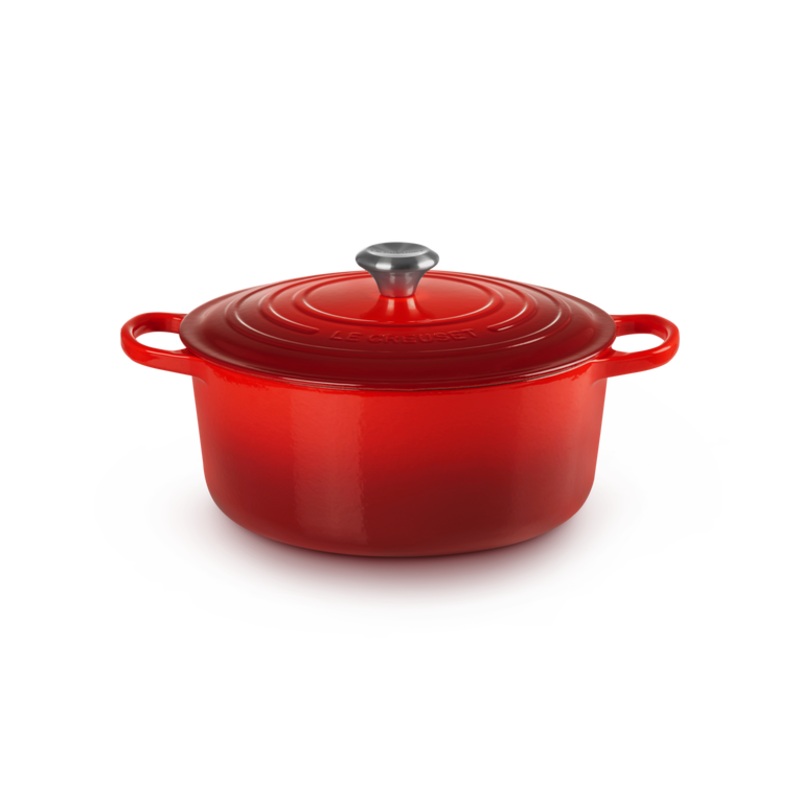 28cm Cast Iron Dutch Oven | Cherry