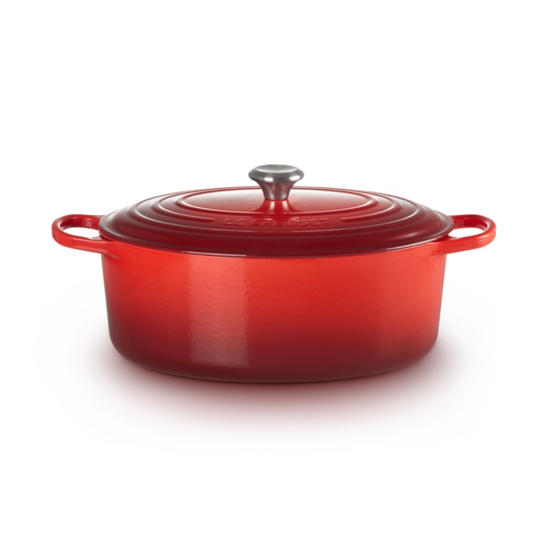 35cm Oval Dutch Oven | Cherry