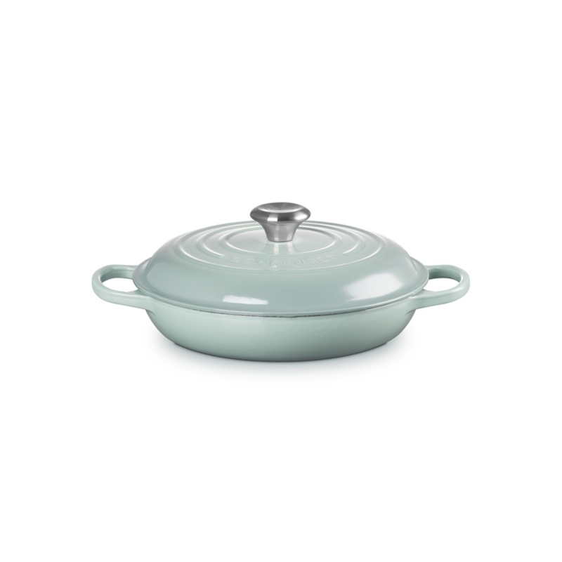 Cast Iron Shallow Casserole | Sea Salt