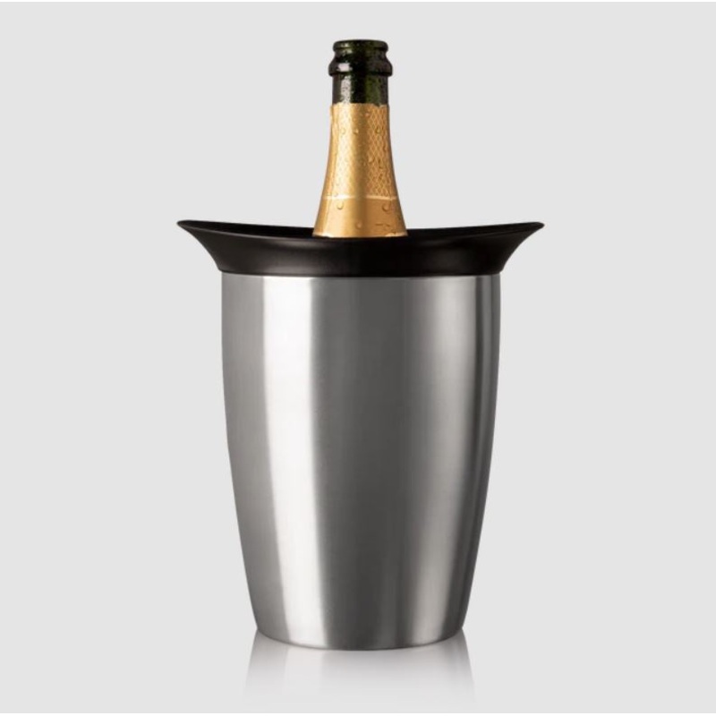 Elegant Stainless Steel Champagne Cooler
