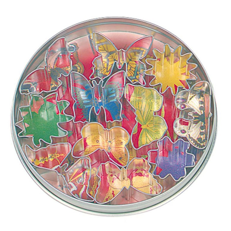 Mini Flower and Butterfly Cookie Cutter Set, 11-Piece