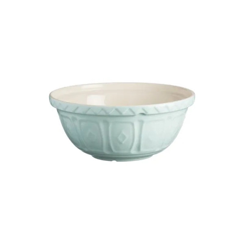 Powder Blue Cane Mixing Bowls // 2 Sizes