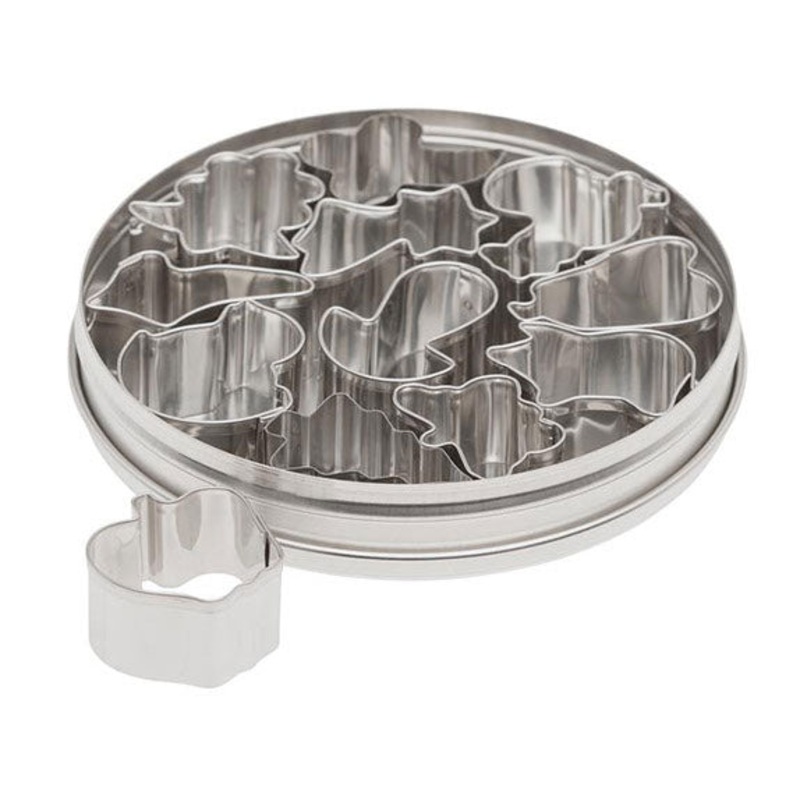12-Piece Stainless Steel Country Cutter Set