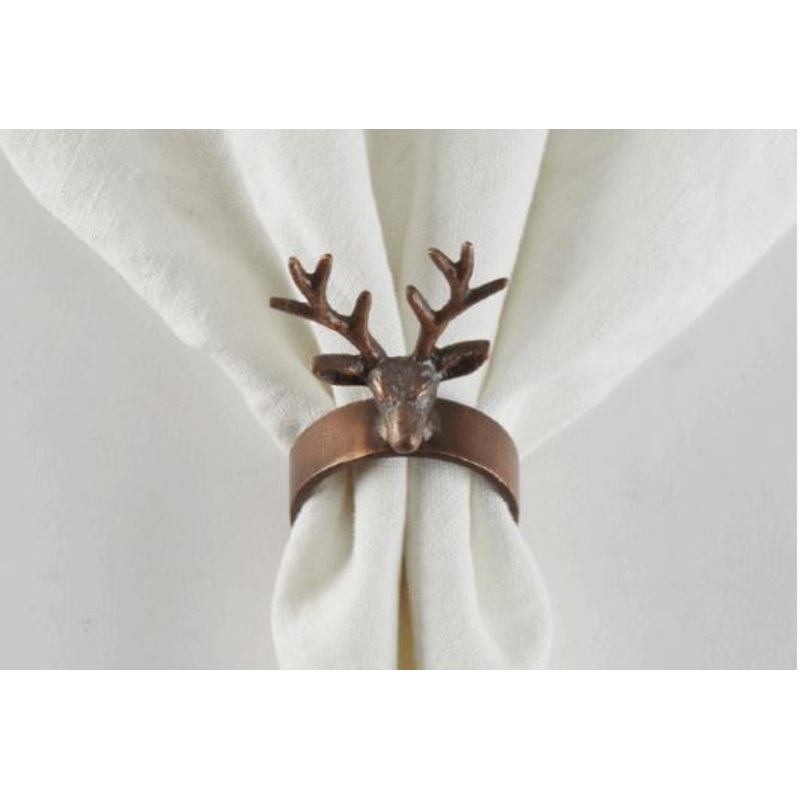 Bronze Stag Napkin Ring