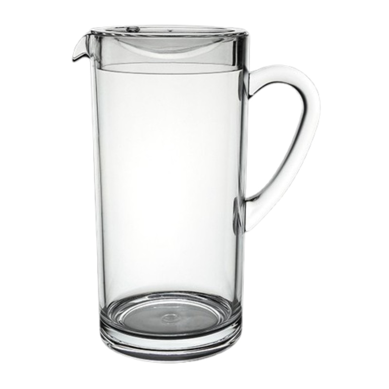Covered Polycrystal Pitcher, 58.75oz