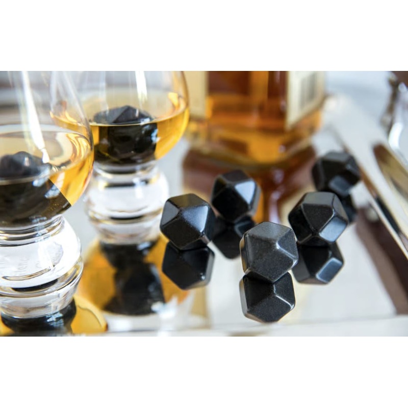 Granite Whiskey Stones, 9 Pieces