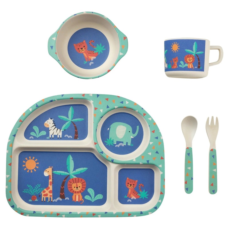Jungle Bamboo Dish Set