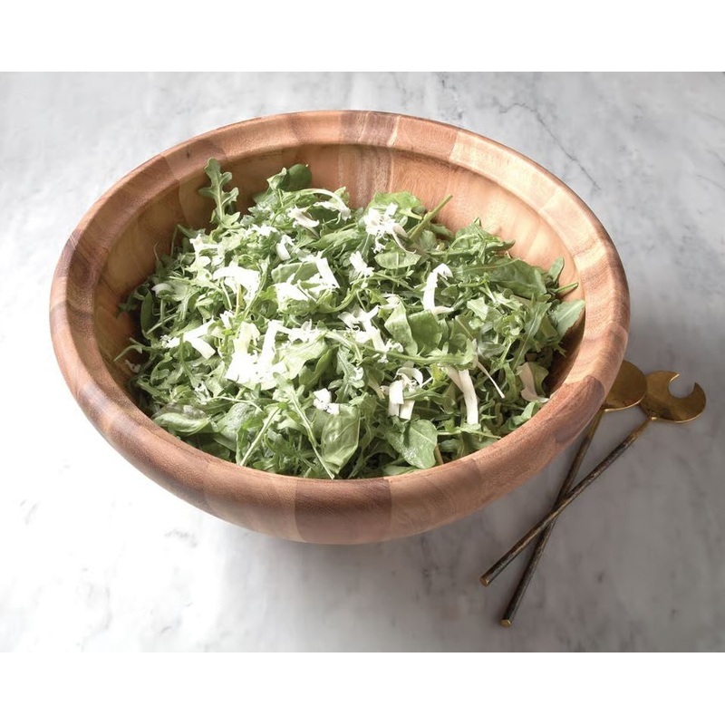 Large Salinas Salad Bowl, Acacia Wood