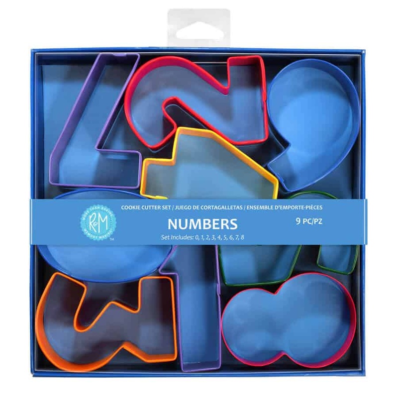 Number Cookie Cutter Set | 9 Pieces