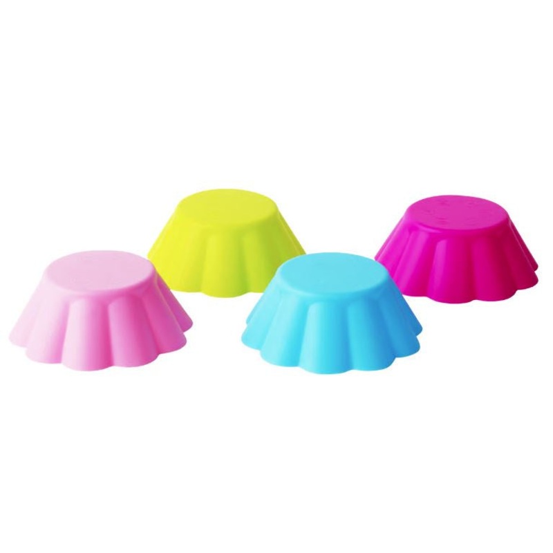 Scalloped Silicone Baking Cups, Set of 12