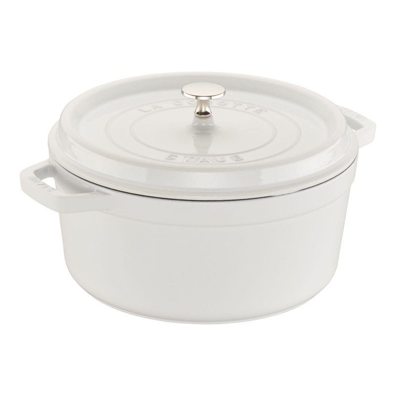 Staub White Dutch Oven | 5.5 Quarts