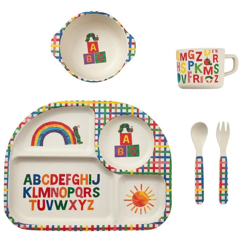 The Very Hungry Caterpillar Alphabet Bamboo Dish Set