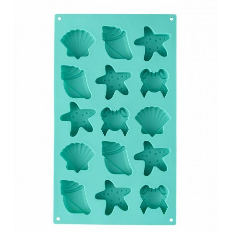 Beach + Sea Life Silicone Mold | 15 Cavity