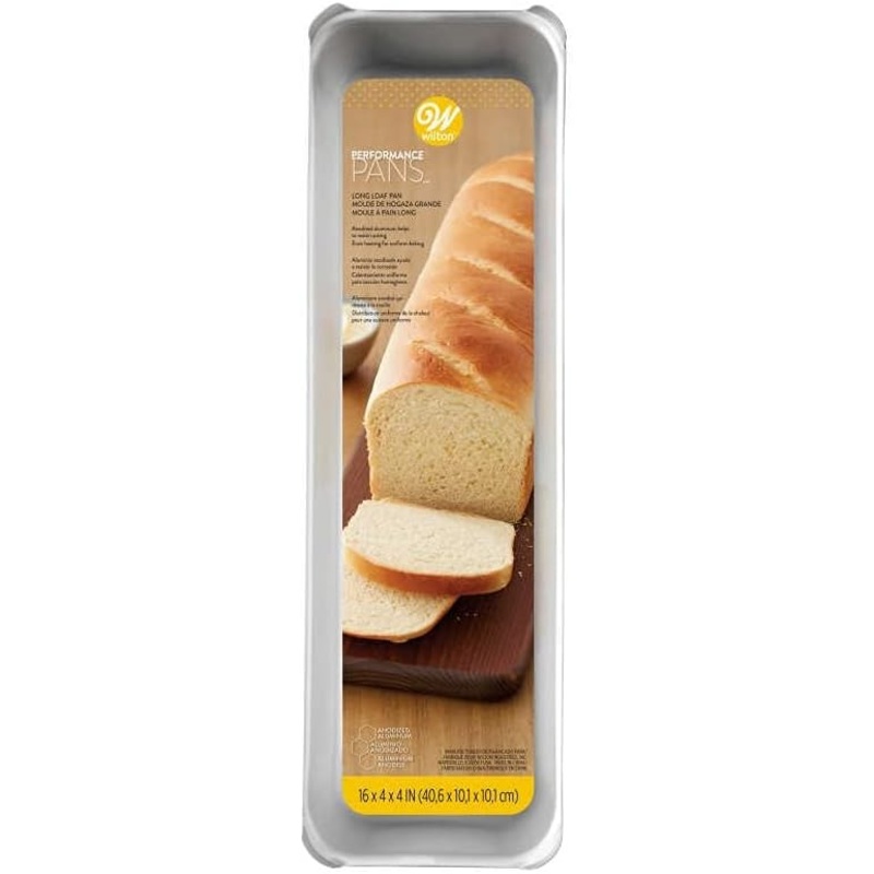 Long Aluminum Long Loaf Pan, 16x4-Inch