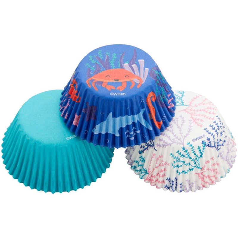Wilton Standard Cups | Sea Life, 75-Count