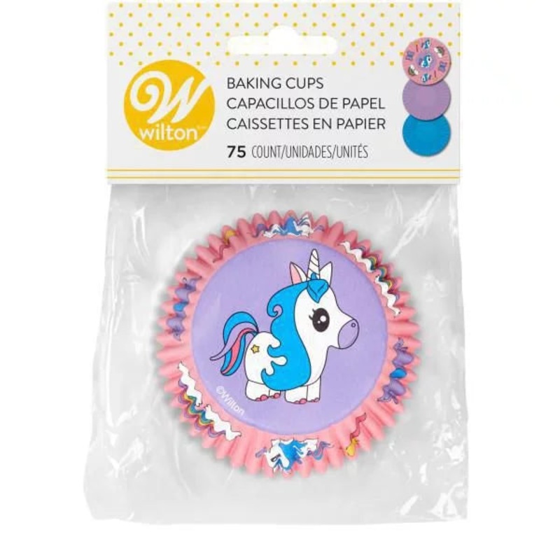 Wilton Unicorn Party Standard Baking Cups | 75-Count