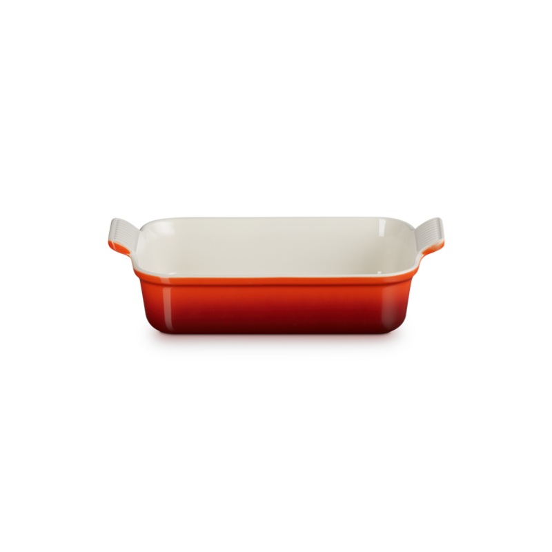 Ceramic Heritage Rectangular Dish, 26cm, Cherry