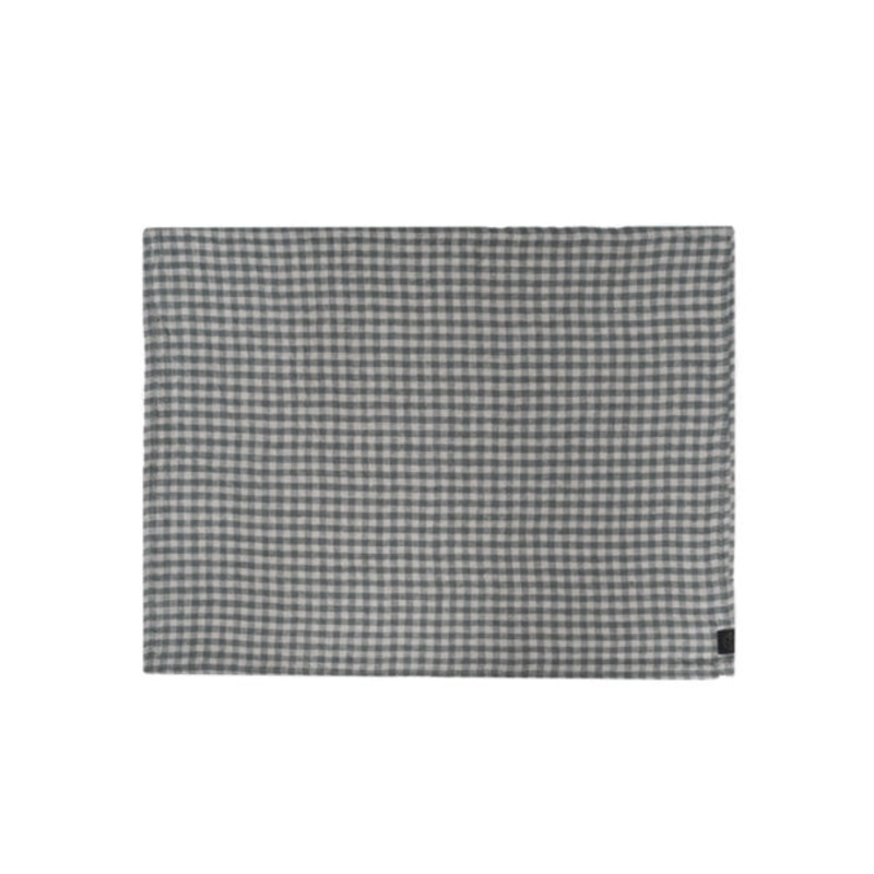 French Linen Tablecloth, Pigeon Piana, 63"x63"