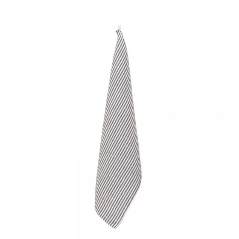 French Linen Towel | Vezzani Charbon