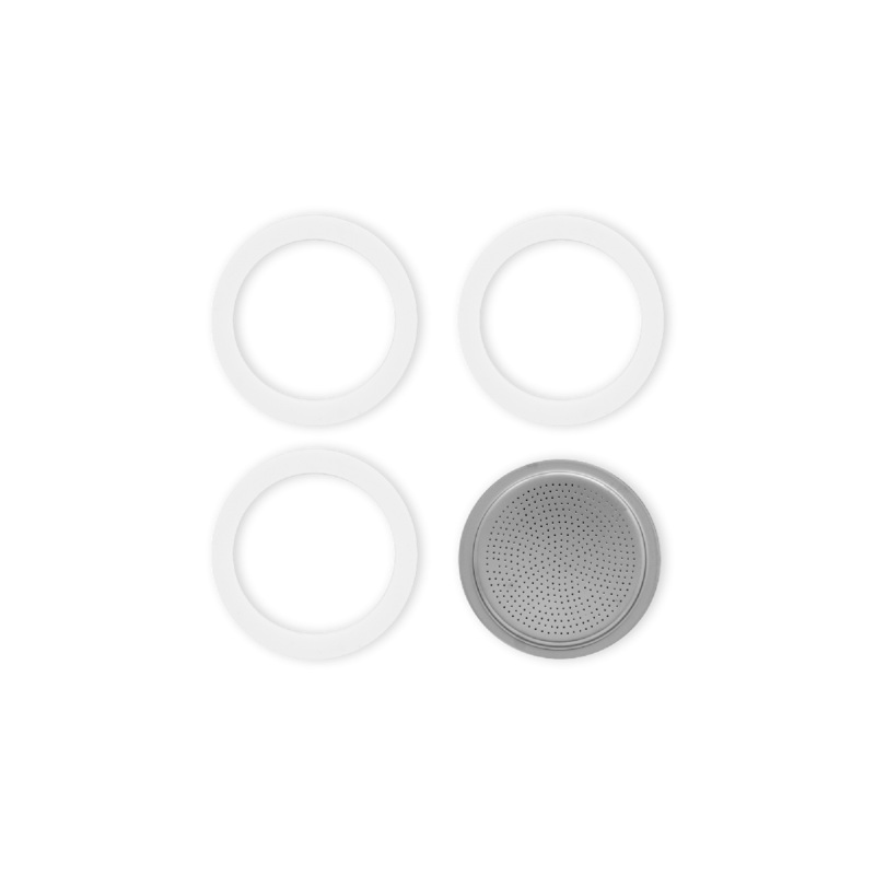 Gaskets + Filters for Bialetti Moka