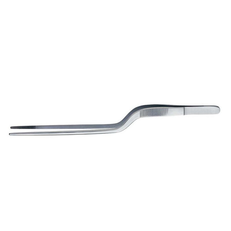 Offset Chef Plating Tongs