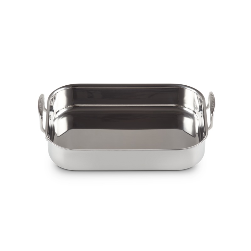 Stainless Steel Rectangular Roaster, 3-Ply, 35cmx25cm