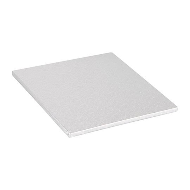White Square Cake Drums