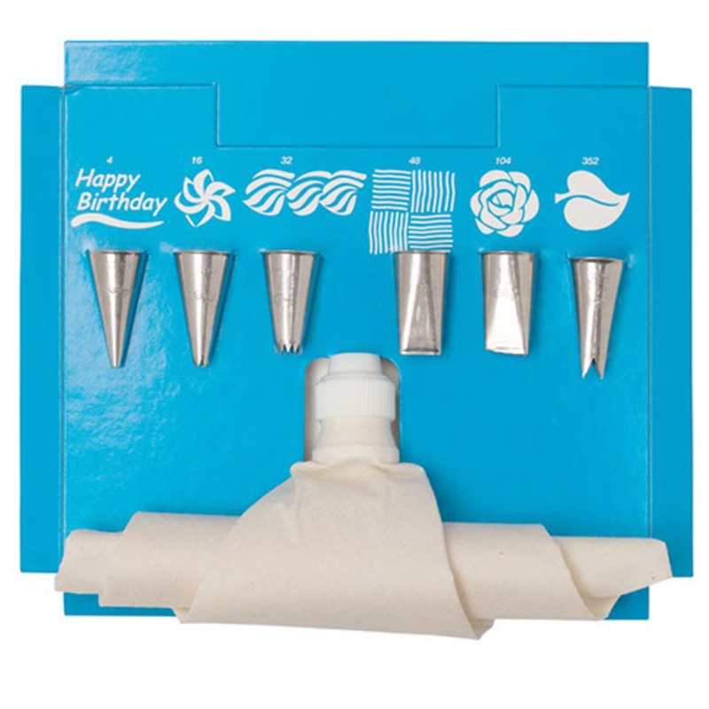 8 Piece Decorating Set with Flex Bag