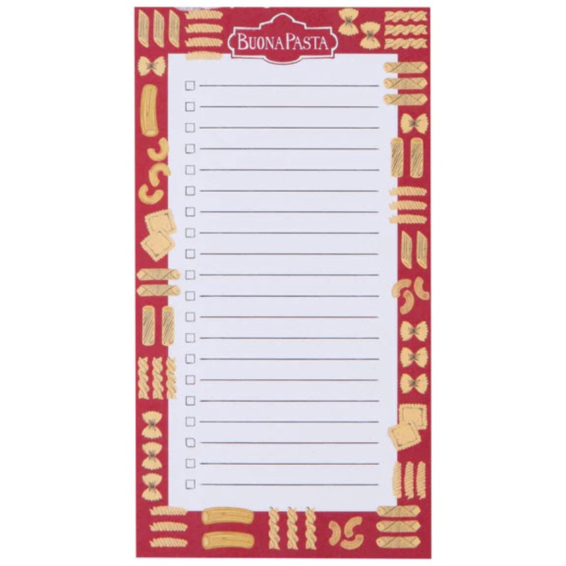 Buona Pasta List It Magnetic Notepad