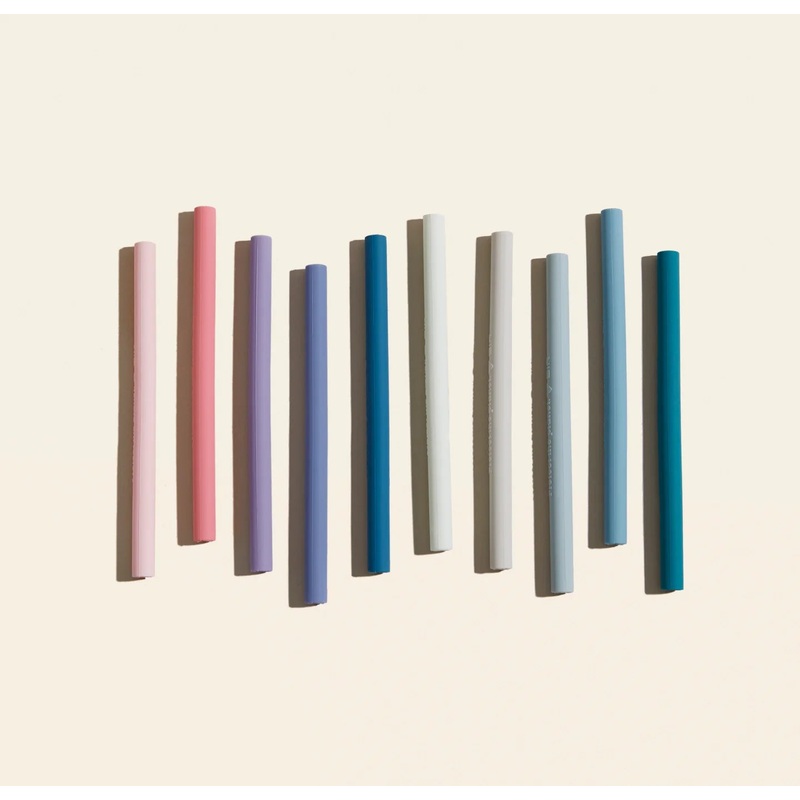 Cocktail Silicone Straw 10-Pack | Geode