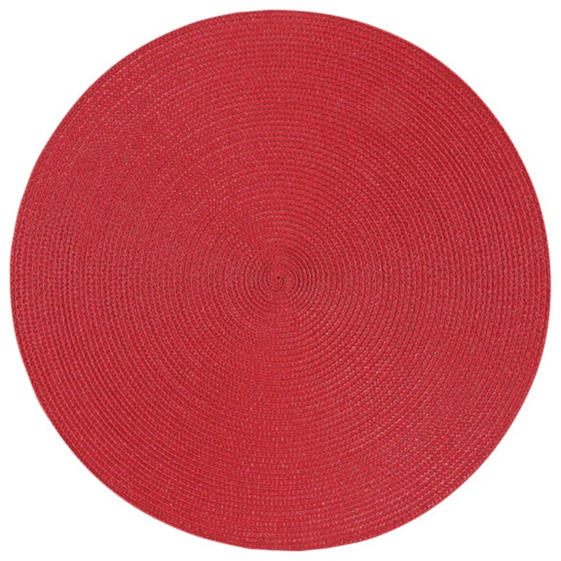 Disko Chili Red Round Placemat