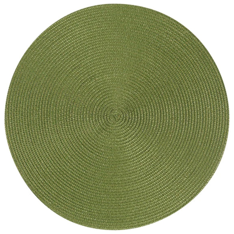 Disko Fir Green Round Placemat